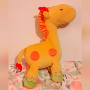 Carter's yellow & orange rattle giraffe